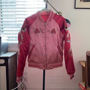 Vintage Silk Bomber